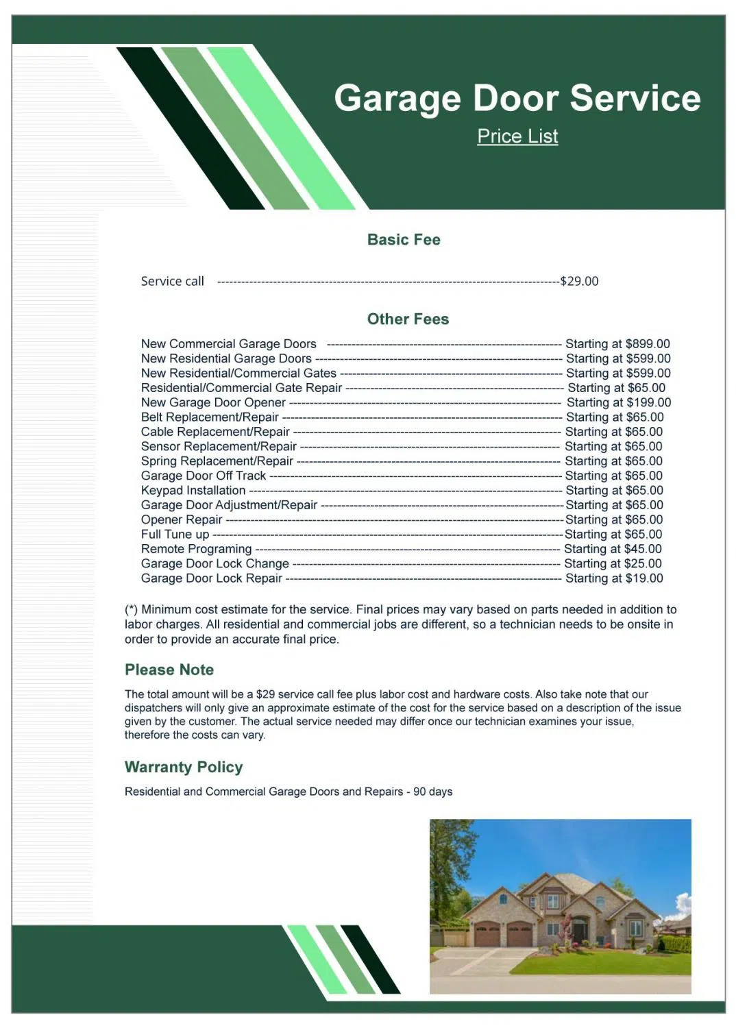 Phoenix Garage Door And Opener Phoenix, AZ 602-734-9499